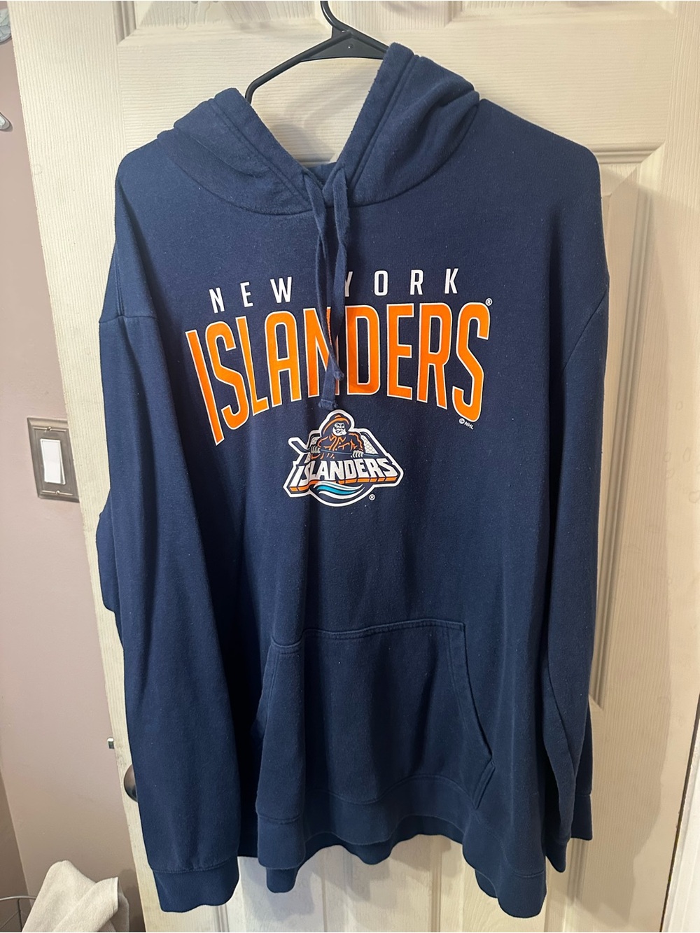 Fanatics New York Islanders NHL Navy Pullover Hoodie Men’s 3XL